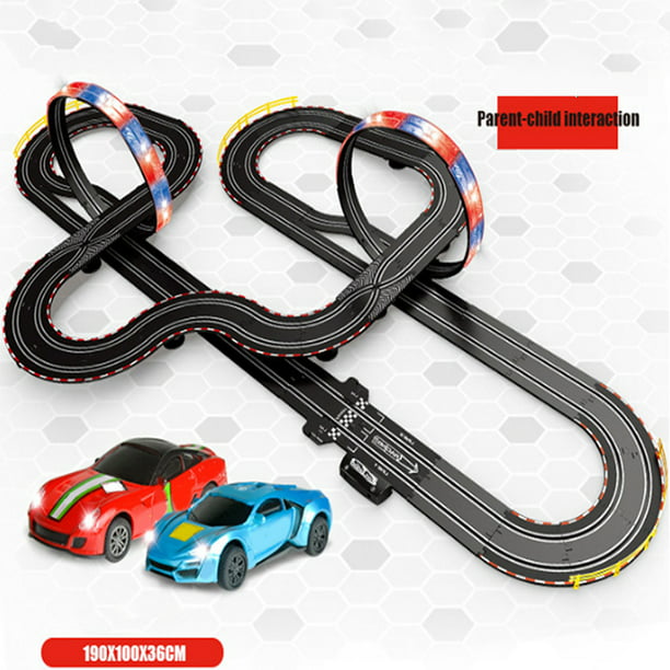Power Racing Cars Pipes Dual Barrel Kids Children Gift Set Toys Pull Back